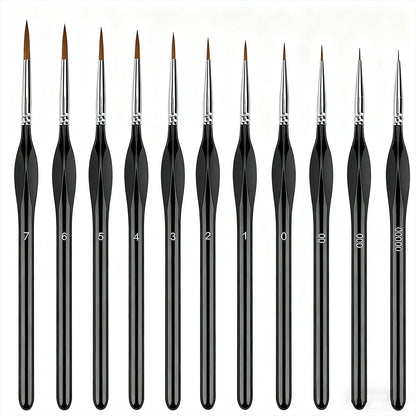 Professional Detail Brushes (Set Of 11)