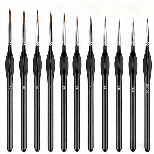 Professional Detail Brushes (Set Of 11)