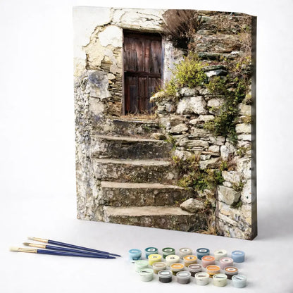Rustic Stone Stairway