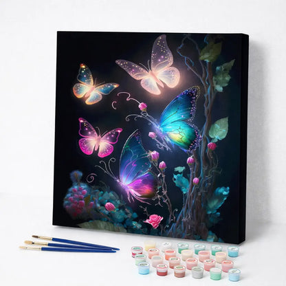 Luminous Butterfly Garden