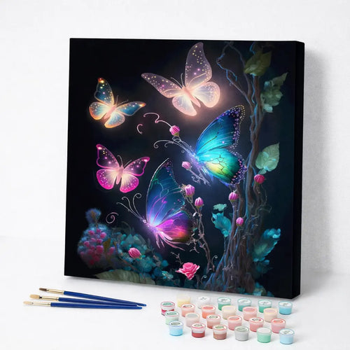 Luminous Butterfly Garden