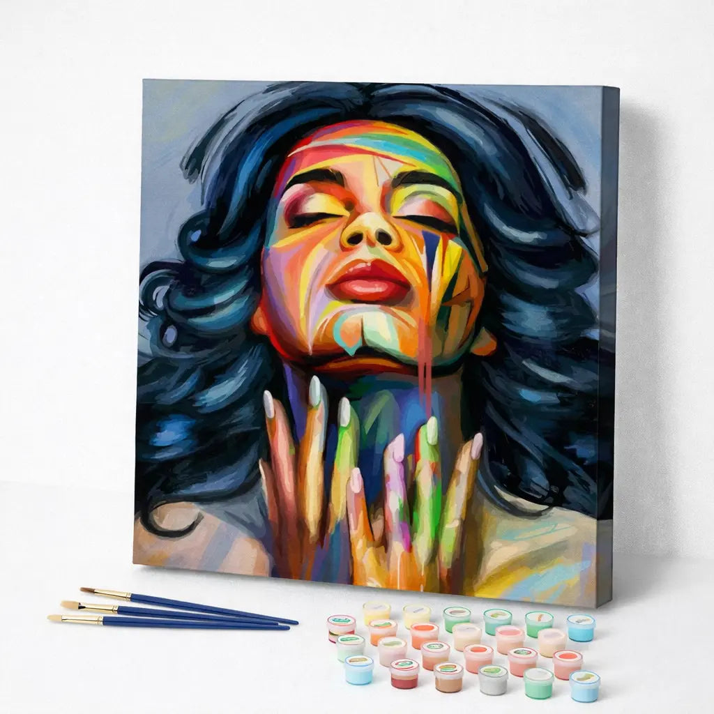 Colorful Painted Muse