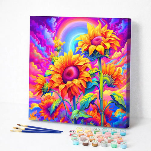 Psychedelic Sunflowers