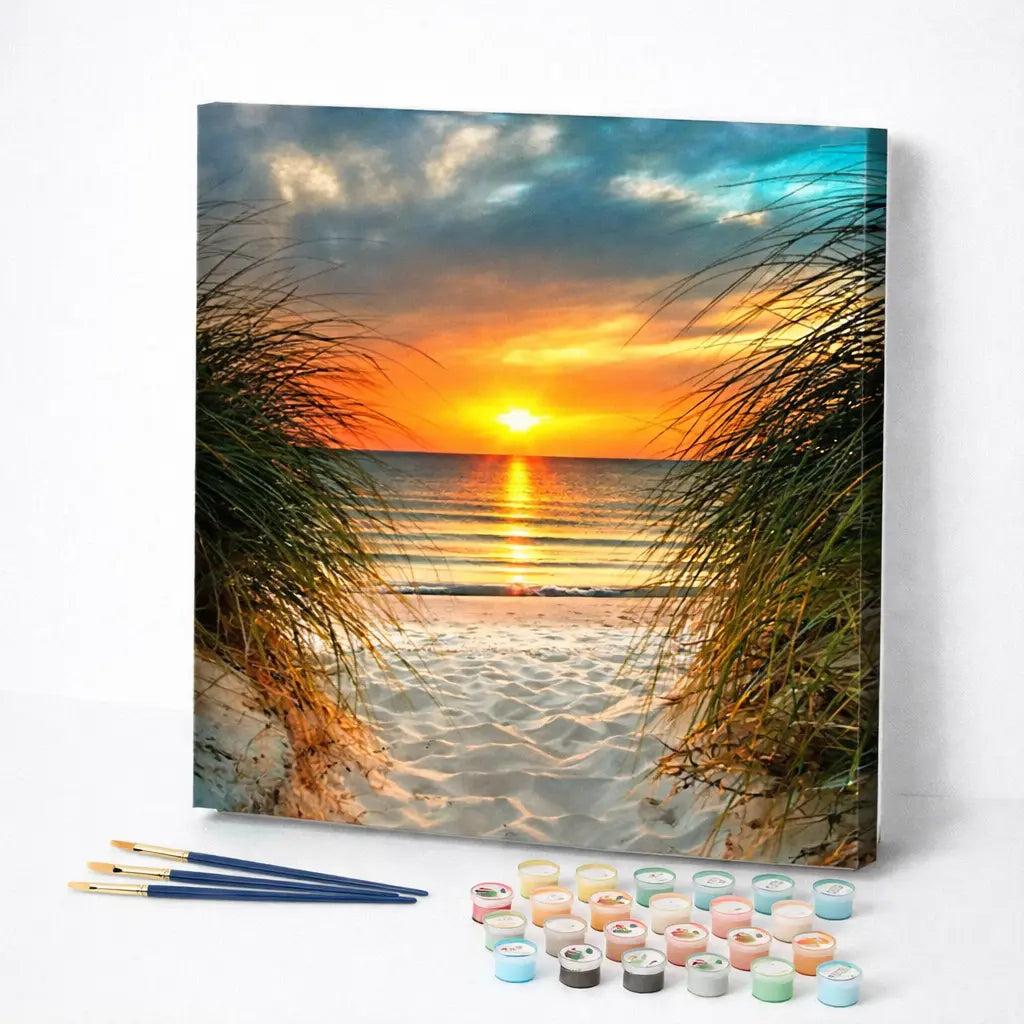 Sunset Through the Dunes