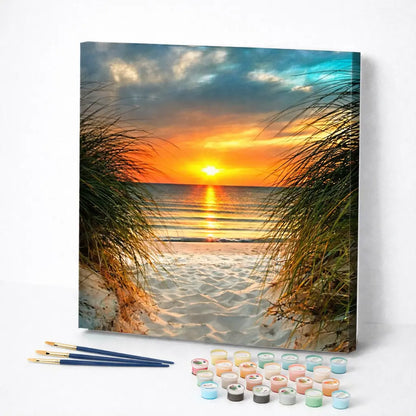 Sunset Through the Dunes
