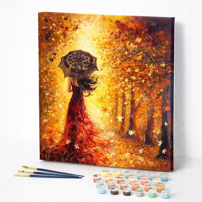 Autumn Umbrella Muse