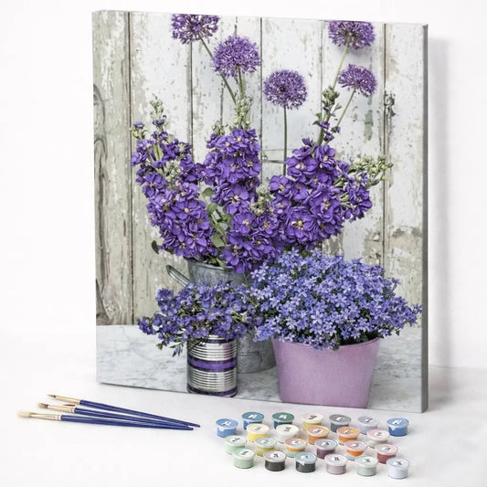 Purple Country Flowers