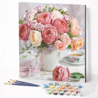 Blush Roses Tea Time
