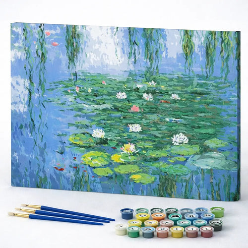 Monet Inspired Lily Pond