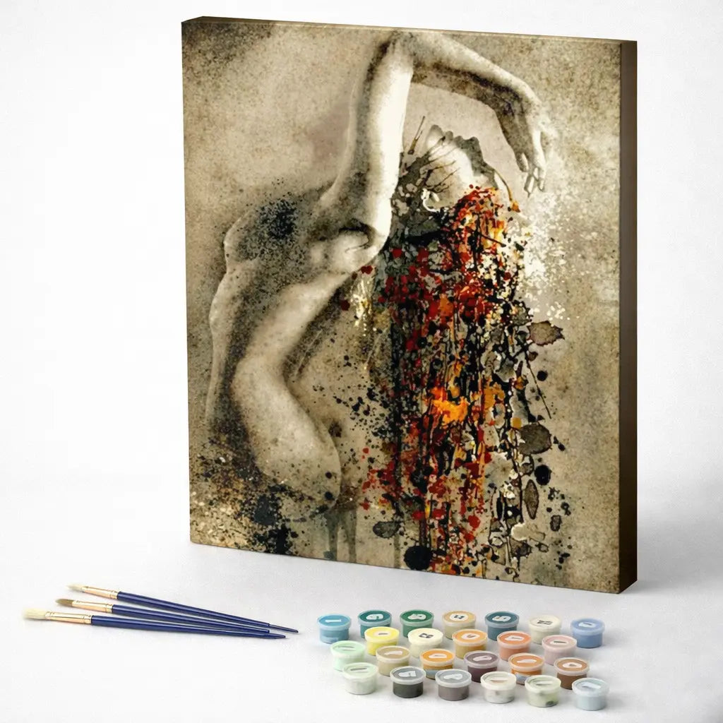 Abstract Figure in Motion