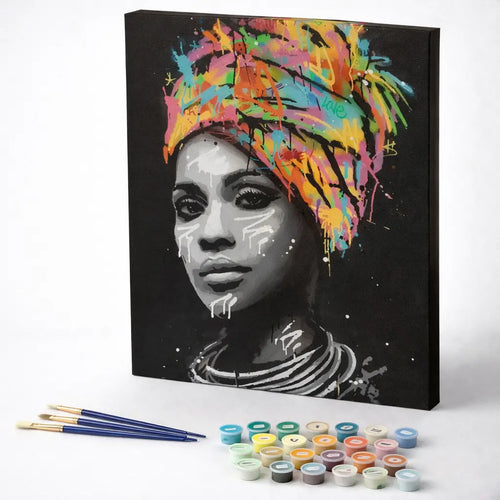 Vibrant Headwrap Portrait