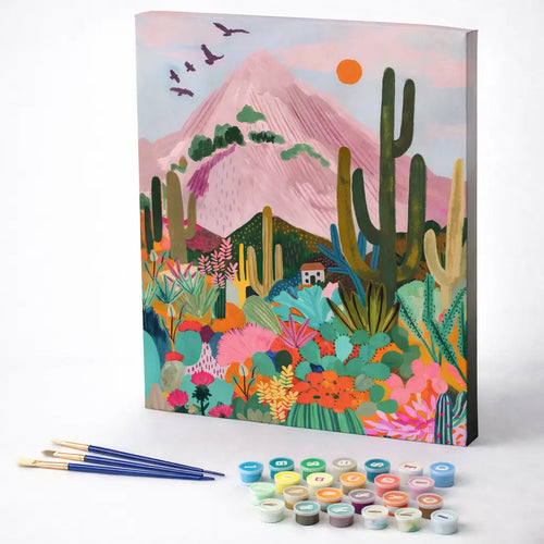 Desert Cactus Sunset